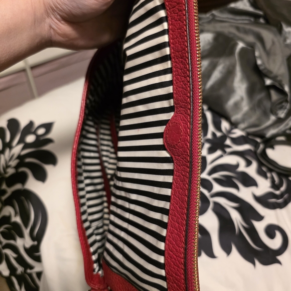 Kate Spade Red Leather Shoulder Bag - Picture 7 of 8